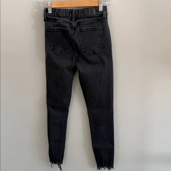 Pistola Black Ripped Frayed Hem Skinny Jeans - Picture 6 of 6